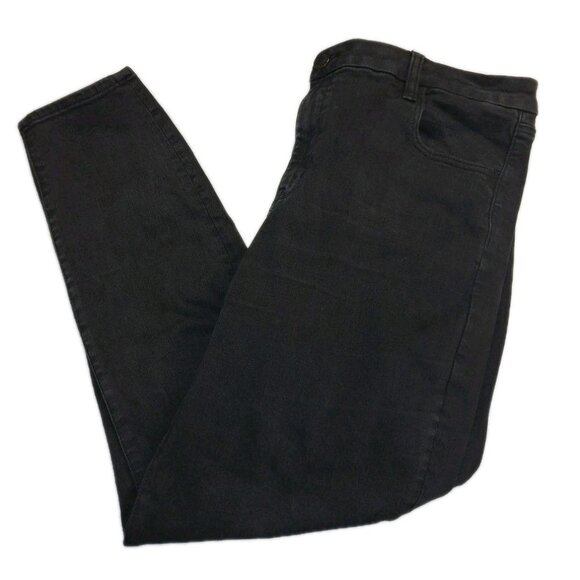 American Eagle Womens Black Size 20 Ne(x)t Level Stretch Jeans 40x30 Curvy - Picture 1 of 7